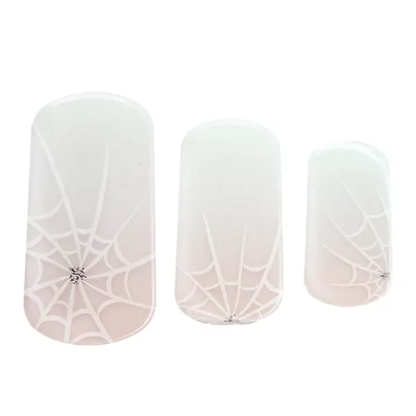 Pink Widow semi-cured gel nail wraps, full set