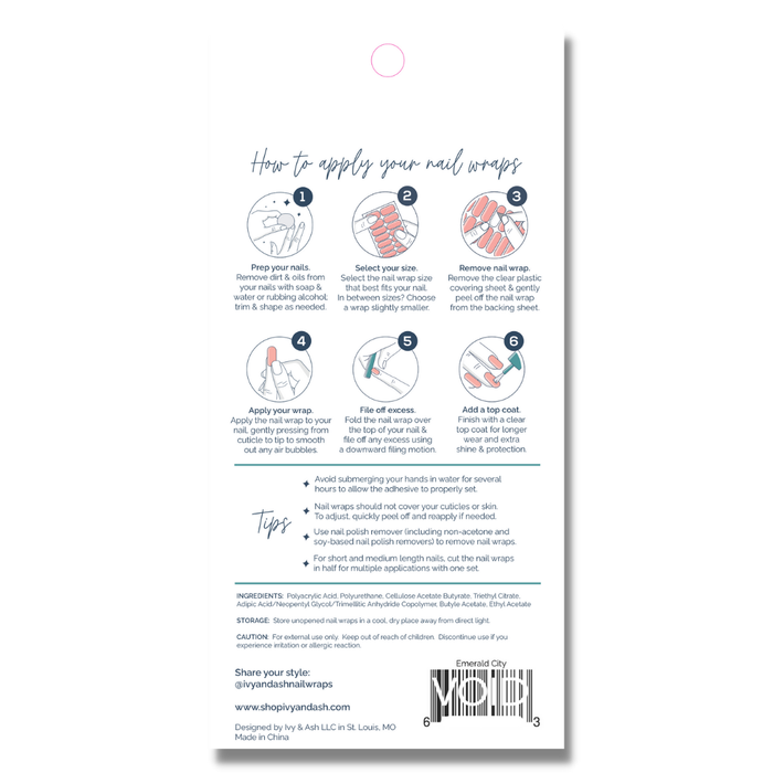 Sidewalk Chalk | Colorful Pastel Spring & Summer Nail Wrap