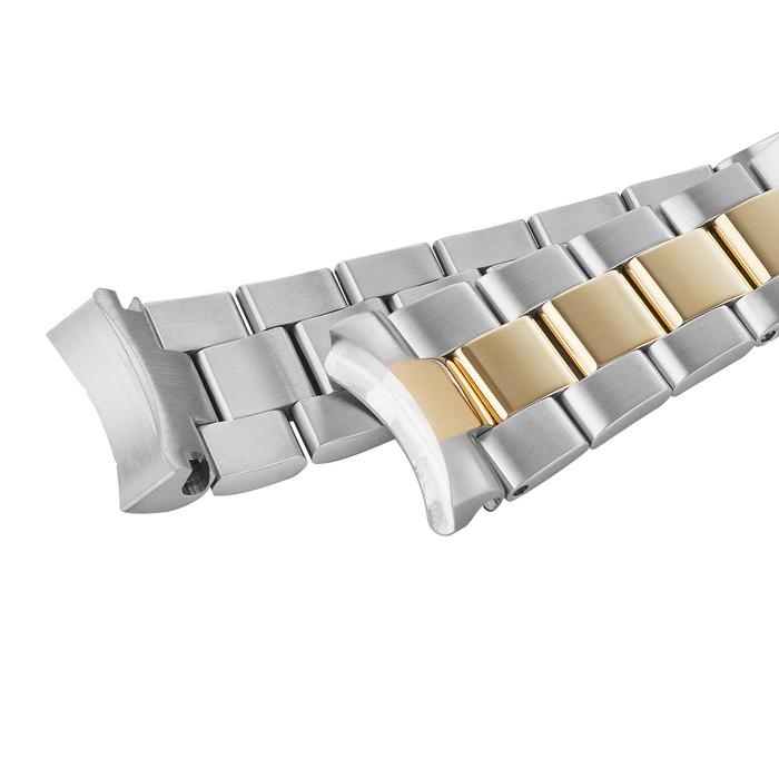 SKX007/SRPD Watch Bracelet: Oyster Two-Tone Gold Finish
