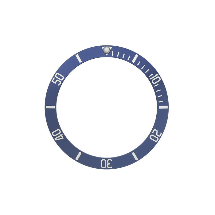 SKX007/SRPD Aluminium Bezel Insert: BB style Blue/White