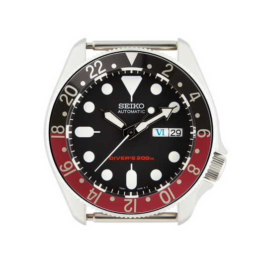 SKX007/SRPD Aluminium Bezel Insert: GMT Style Coke