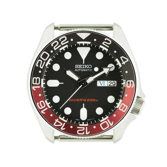 SKX007 SKX009 Bezel Insert Black Red Coke GMT Style