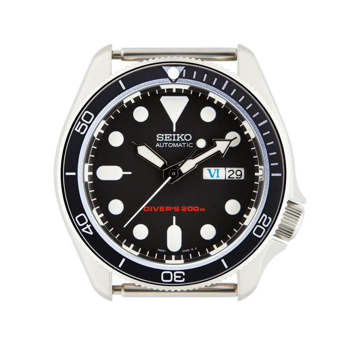 SKX Aluminium Bezel Insert: PO Style Black