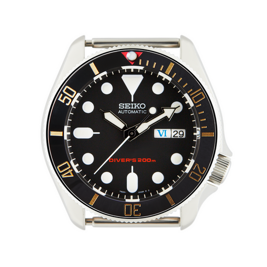 SKX Ceramic Bezel Insert: BB58 style Black/Gold for SKX007/SKX009