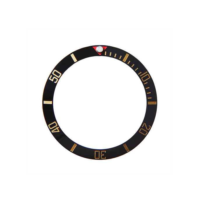 SKX Ceramic Bezel Insert: BB58 style Black/Gold for SKX007/SKX009
