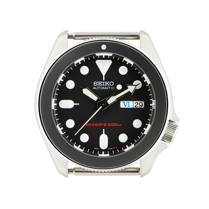 SKX007/SRPD Ceramic Bezel Insert: Sterile Matte Black