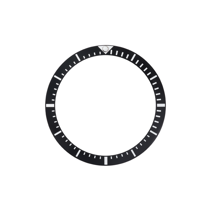 SKX007/SRPD Ceramic Bezel Insert: DSSD Style Black