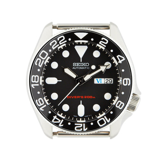 SKX007 SKX009 Bezel Insert Black White GMT Style