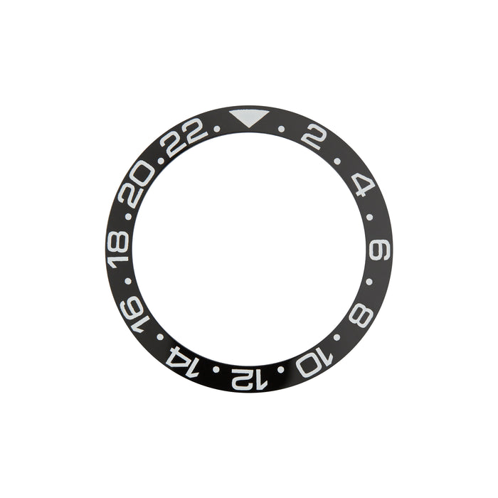 SKX007 SKX009 Bezel Insert Black White GMT Style