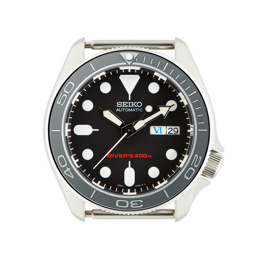 SKX007/SRPD Ceramic Bezel Insert: PO style Grey