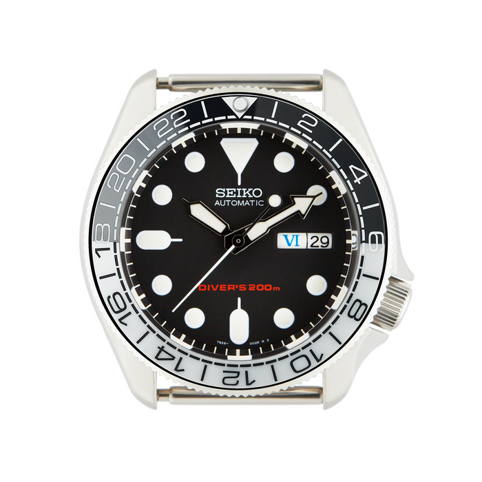 SKX007/SRPD Ceramic Bezel Insert: Seamaster GMT Style