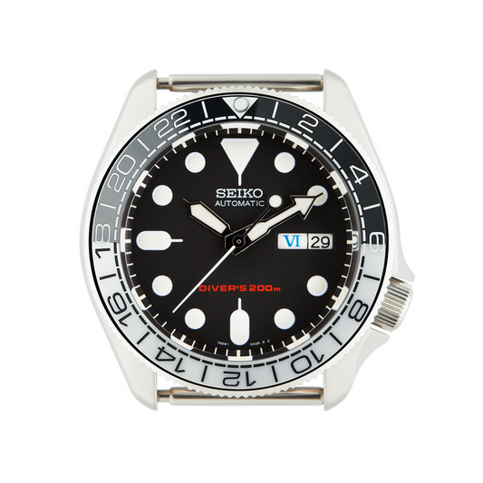 SKX007/SRPD Ceramic Bezel Insert: Seamaster GMT Style