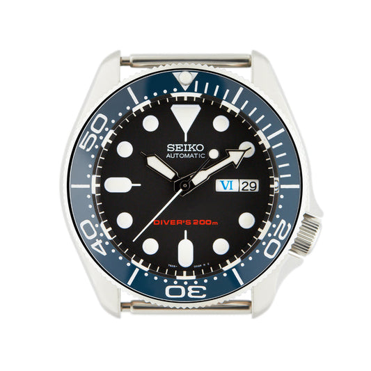 SKX007 SKX009 Bezel Insert Blue White SMP Style Seamaster