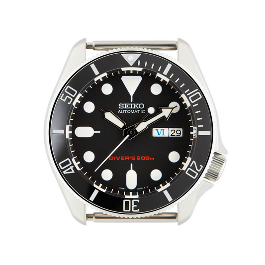SKX007/SRPD Ceramic Bezel Insert: Sub style Black/White