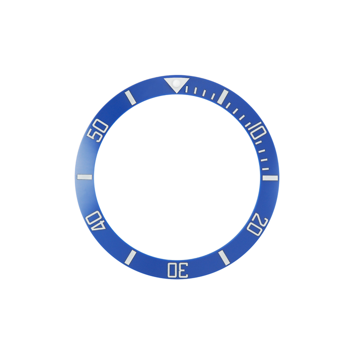 SKX007/SRPD Ceramic Bezel Insert: Sub style Blue/White