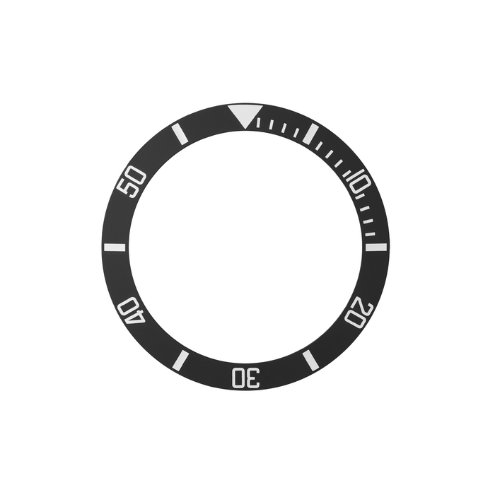 SKX007/SRPD Ceramic Bezel Insert: Sub style Sandblasted