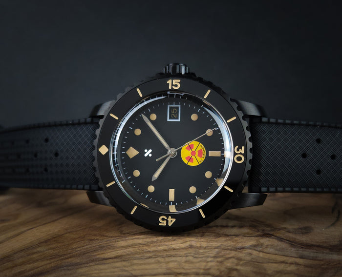 SKX007/SRPD Ceramic Bezel Insert: Vintage Fathoms