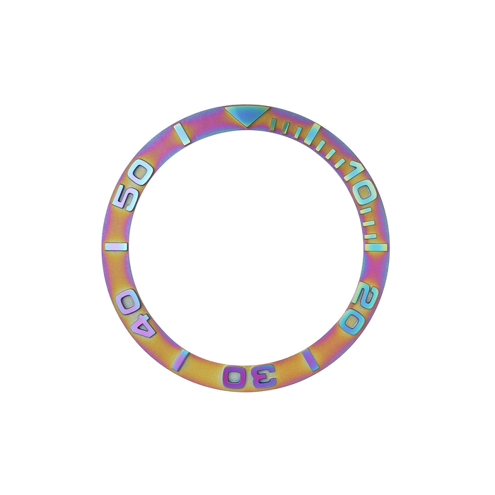 SKX007/SRPD Ceramic Bezel Insert: YM style Rainbow