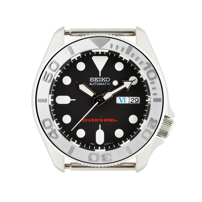 SKX Ceramic Bezel Insert: YM style Silver for SKX007/SKX009