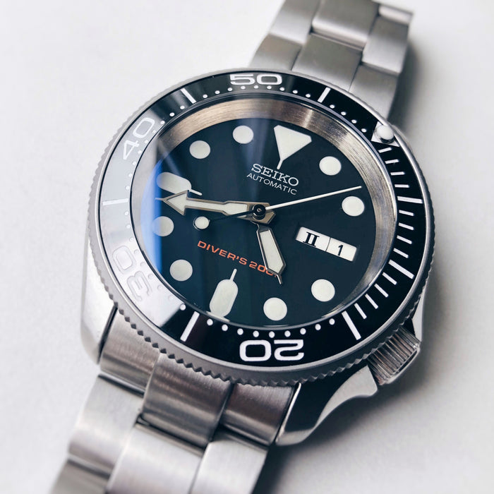 SKX Chapter Ring: Brushed Finish for SKX007, SKX009