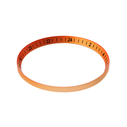 SKX007/SRPD Chapter Ring: GMT Orange Finish