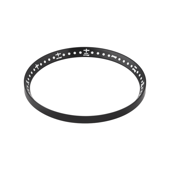 SKX007/SRPD Chapter Ring: Kanji Style Black Finish