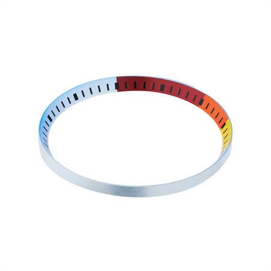 SKX007/SRPD Chapter Ring: Multi-Colour Finish with Black Markers