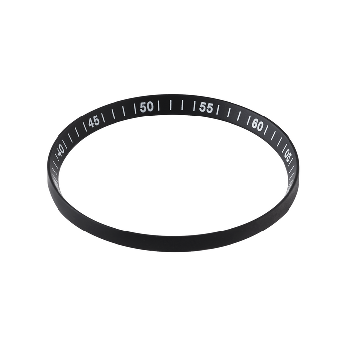 SKX007/SRPD Chapter Ring: Numerals Style Black Finish