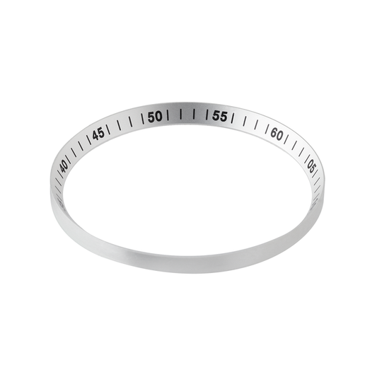 SKX007/SRPD Chapter Ring: Numerals Style White Finish