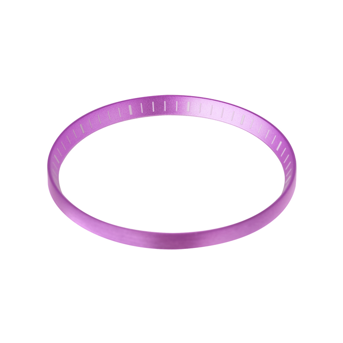 SKX007/SRPD Chapter Ring: Purple Finish with White Markers