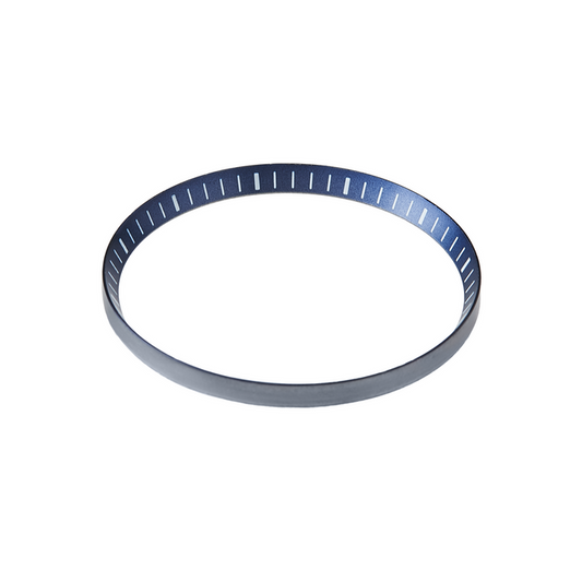 SKX Chapter Ring: Sunburst Navy Finish with White Markers SKX007 SKX009 SRPD