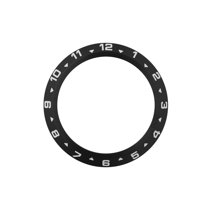 SKX007/SRPD Dual Time Bezel: Black Finish