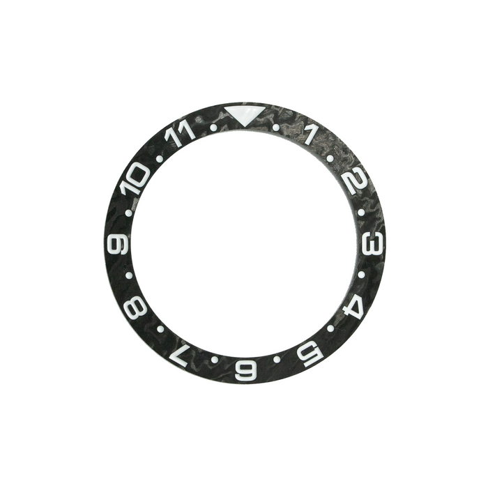 SKX007/SRPD Forged Carbon Bezel Insert: DT Style