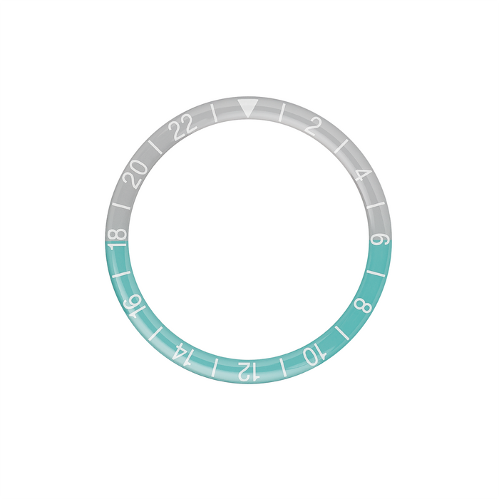 SKX007/SRPD Glass Bezel Insert: GMT Style Petronas