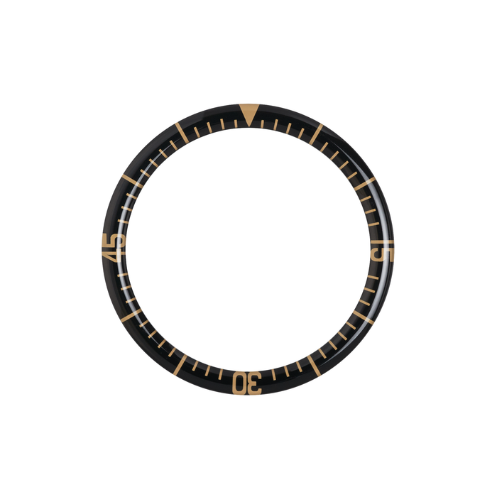 SKX007/SRPD Glass Bezel Insert: Vintage Fathoms
