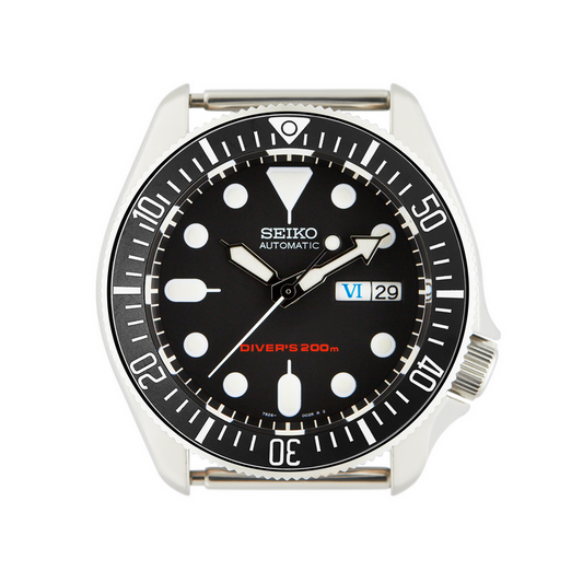 SKX007/SRPD Ceramic Bezel Insert: Countdown Style Matte Black