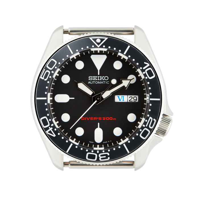 SKX Lumed Ceramic Bezel Insert: SMP style Black/White