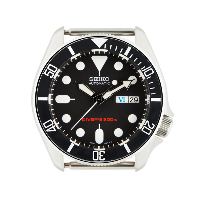 SKX007 SKX009 Lumed Ceramic Bezel Insert Black White Submariner Sub Style