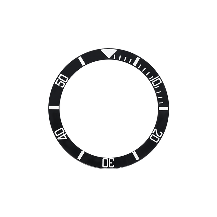 SKX007 SKX009 Lumed Ceramic Bezel Insert Black White Submariner Sub Style