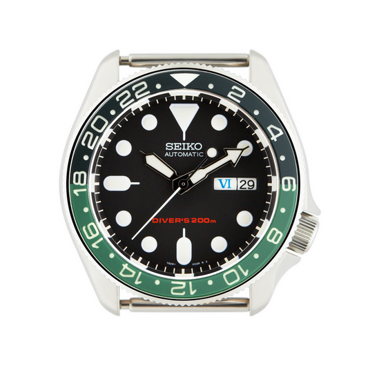 SKX007/SRPD Lumed Sapphire Bezel Insert: GMT Style Starbucks