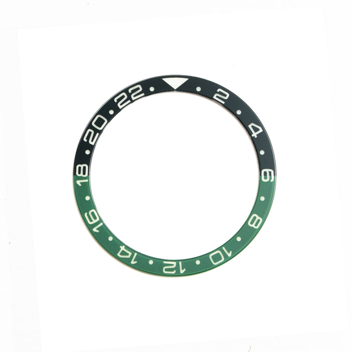SKX007/SRPD Lumed Sapphire Bezel Insert: GMT Style Starbucks
