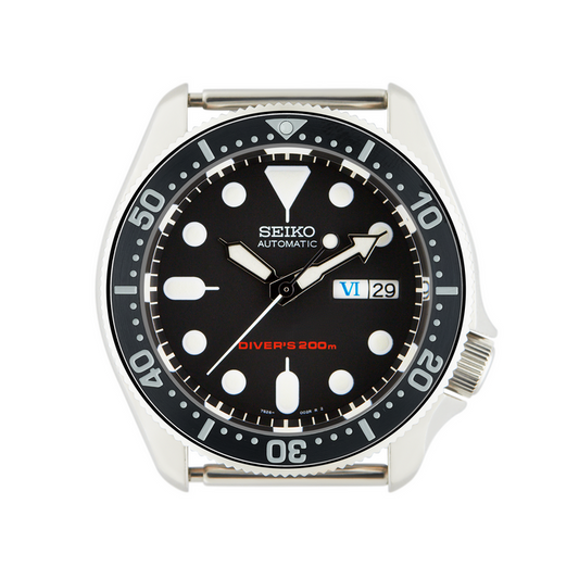 SKX007/SRPD Steel Bezel Insert: Black Series Style