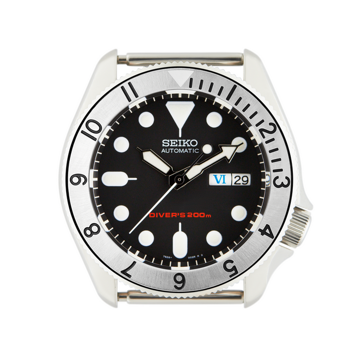 SKX007/SRPD Steel Bezel Insert: Dual Time style Mk2