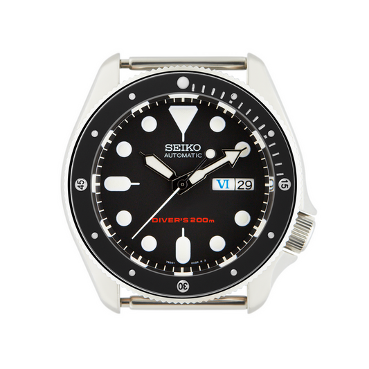 SKX007/SRPD Steel Bezel Insert: Nautical Black