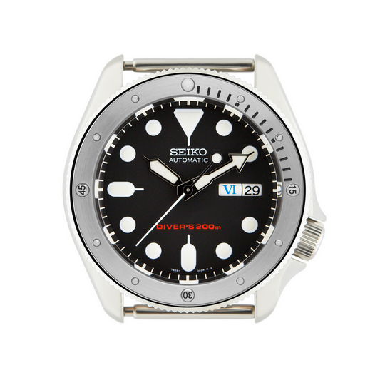SKX007/SRPD Steel Bezel Insert: Nautical Steel