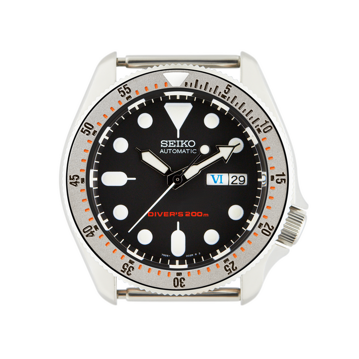 SKX007/SRPD Steel Bezel Insert: U1 Sandblasted