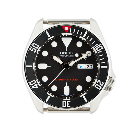 SKX007/SRPD Steel Bezel Insert: Vintage Sub Style