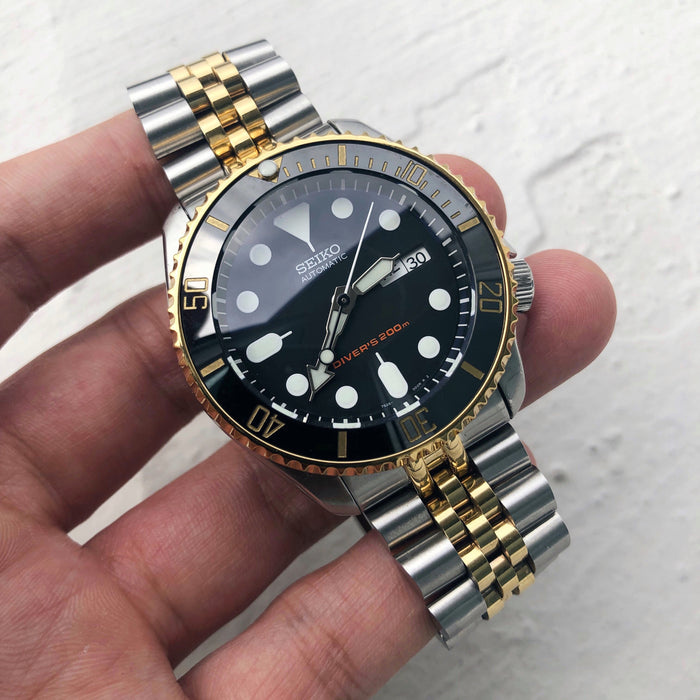 SKX007/SRPD Sub Bezel: Polished Gold Finish