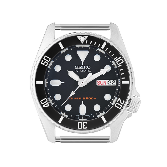 SKX013 Ceramic Bezel Insert: Sub style Black/White