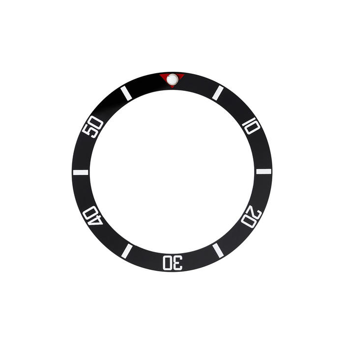 SKX013 Ceramic Bezel Insert: Vintage Sub style Black/White